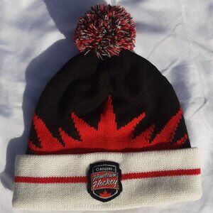 Rogers Hometown Hockey Roots Beanie Cap Hat Maple Leaf Canada